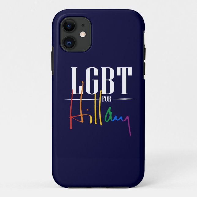 FUNDA DE Case-Mate PARA iPhone LGBT PARA HILLARY (Reverso)