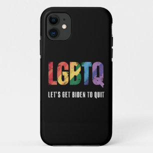 Funda Para iPhone 11 LGBTQ Hagamos que Biden deje de lado el Orgullo Ga