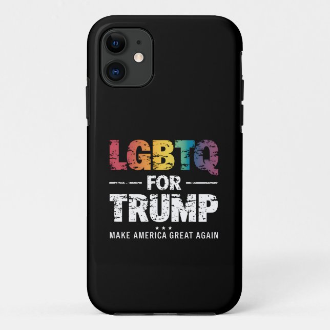 FUNDA DE Case-Mate PARA iPhone LGBTQ PARA TRUMP GAY LESBIAN PARA TRUMP 2024 (Reverso)