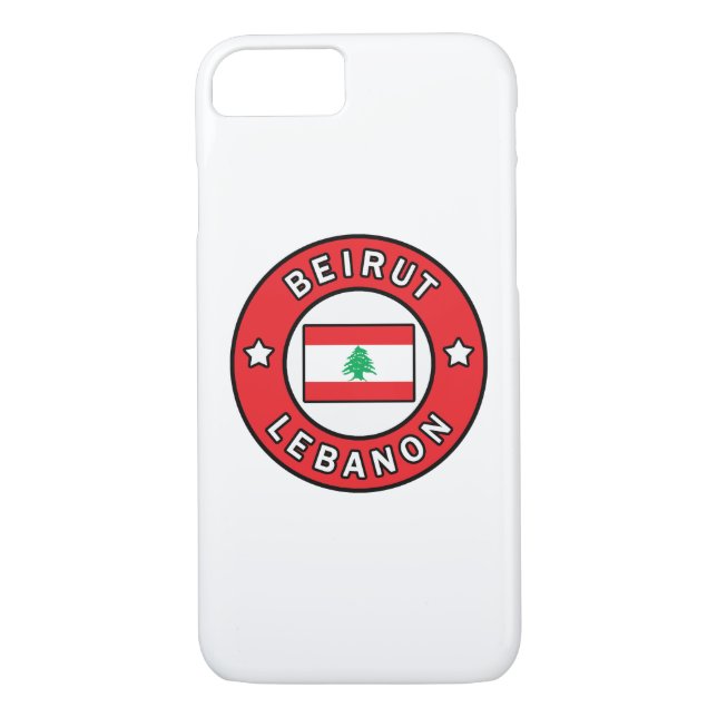 Funda De Case-Mate Para iPhone Líbano en Beirut (Reverso)