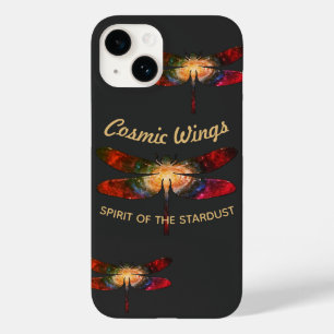 Funda Para iPhone 14 De Case-Mate Libélula Cósmica • Alas de Galaxia y Senderos de N