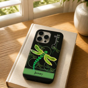 Funda Para iPhone 14 Pro Max De Case-Mate Libélula Personalizada (Verde)