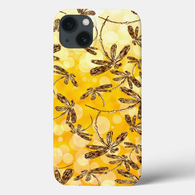 Funda De Case-Mate Para iPhone Libélula Sunshine (Reverso)