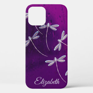 Funda Para iPhone 12 Libélulas personalizadas en agua