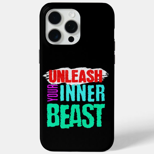 Funda De Case-Mate Para iPhone "Liberen a su bestia interior" (Reverso )