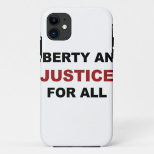 Funda Para iPhone 11 Libertad y justicia para todos