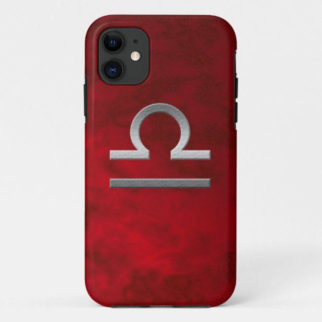Funda De Case-Mate Para iPhone libra de plata - rojo (Reverso)
