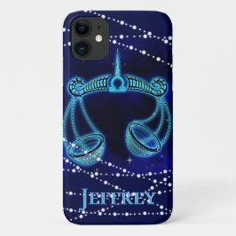 Funda Para iPhone 11 Libra en azul oscuro II