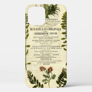 Funda Para iPhone 12 Libro de Botánica Antiguo