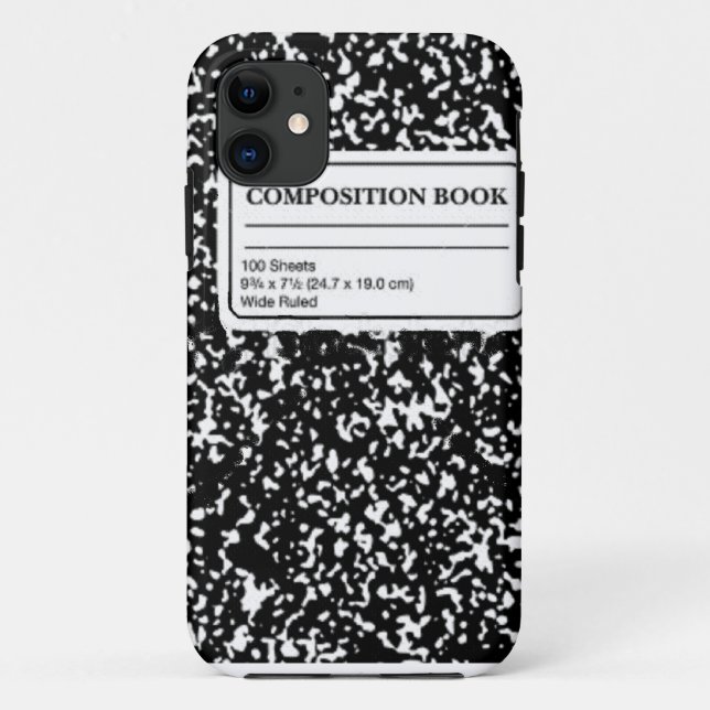 Funda De Case-Mate Para iPhone Libro de composición (Reverso)