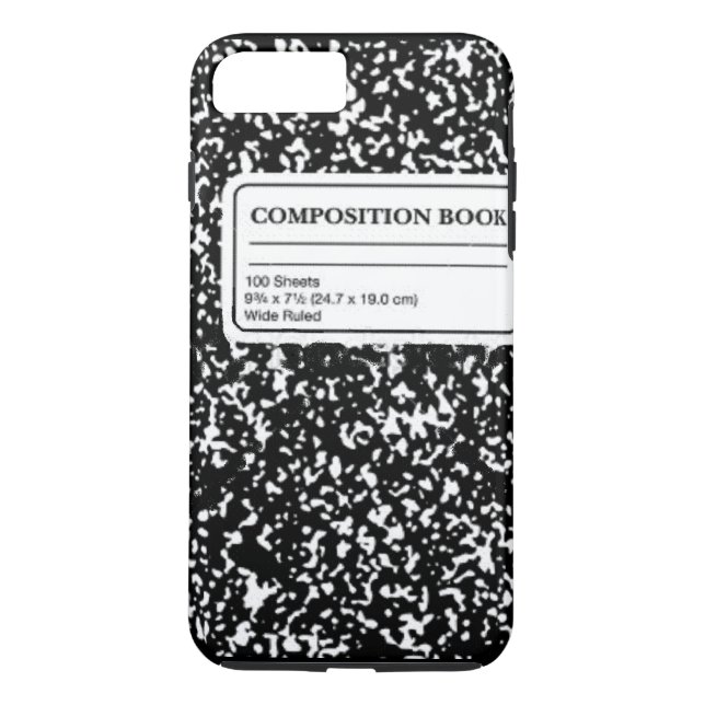 Funda De Case-Mate Para iPhone Libro de composición (Reverso)