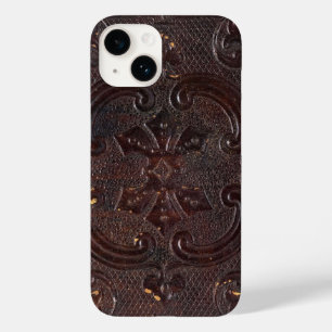 Funda Para iPhone 14 De Case-Mate Libro de cuero antiguo caído