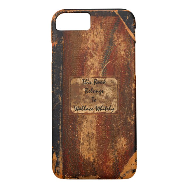 Funda De Case-Mate Para iPhone Libro de texto viejo (Reverso)