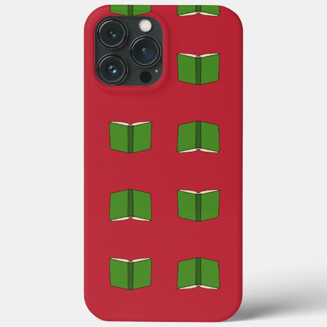 Funda De Case-Mate Para iPhone Libro Verde personalizado (Reverso )