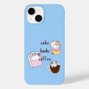 Funda Para iPhone 14 De Case-Mate Libros de Torta Café