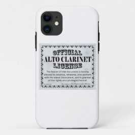 Funda Para iPhone 11 Licencia Alto Clarinet