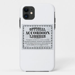 Funda Para iPhone 11 Licencia de acordeón