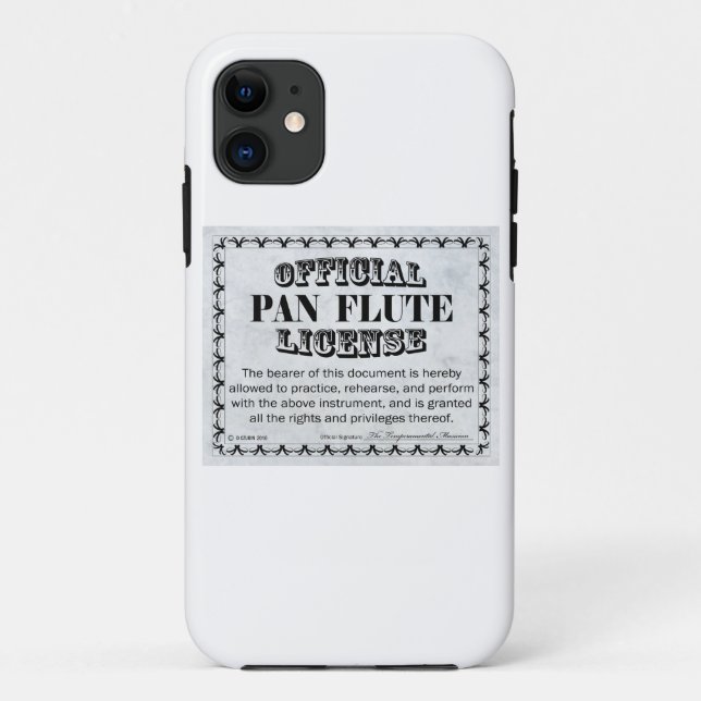 Funda De Case-Mate Para iPhone Licencia Pan Flute (Reverso)