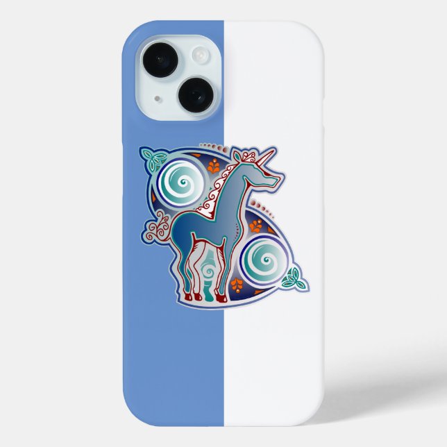 Funda De Case-Mate Para iPhone Licorne celtique (Reverso )