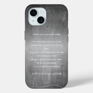 Funda Para iPhone 15 Lieber guter Weihnachtsmann