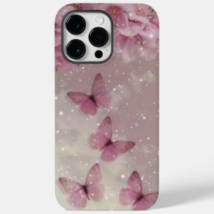 Funda Para iPhone 14 Pro Max De Case-Mate Lienzo de la Naturaleza: mariposa y estuche para i