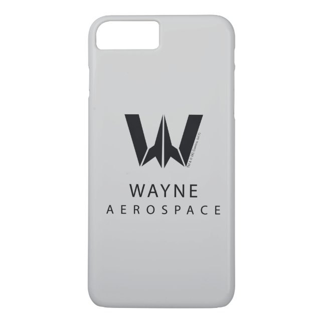 Funda De Case-Mate Para iPhone Liga de la Justicia | Logo de Wayne Aerospace (Reverso)