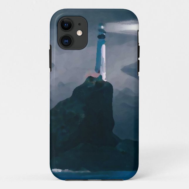 Funda De Case-Mate Para iPhone Lighthouse blue iphone (Reverso)