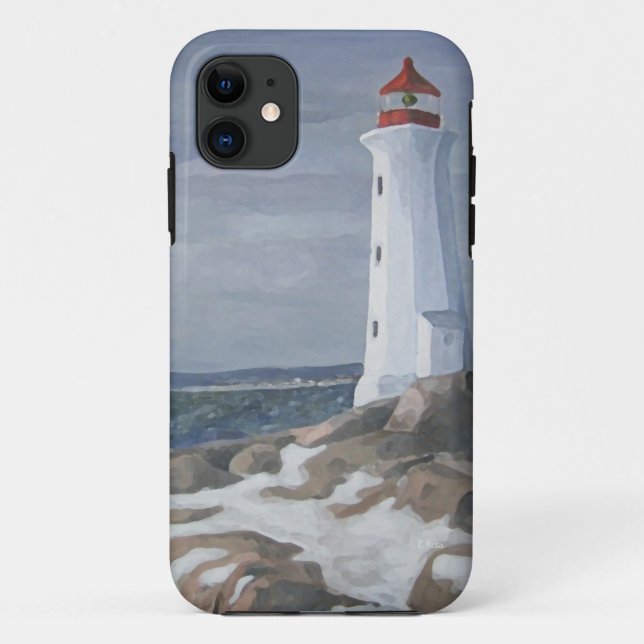 Funda De Case-Mate Para iPhone Lighthouse blue iphone (Reverso)