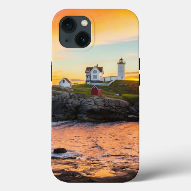 Funda De Case-Mate Para iPhone Lighthouses | Nubble Lighthouse Maine (Reverso )