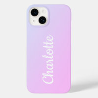 Lilac Ombre moderno personalizado