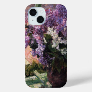 Funda Para iPhone 15 Lilacs en una ventana   Mary Cassatt