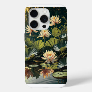 Funda Para iPhone 15 Pro Lilies in the lake