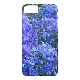 Funda Para iPhone 8/7 Lililacas moradas azules y románticas foto floral