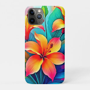 Funda Para iPhone 11 Pro Lilios Tropicales Vibrantes: Alma de Verano