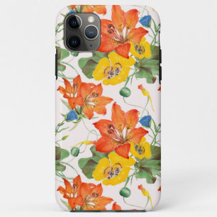 Funda Para iPhone 11 Pro Max Lilis asiáticos tulipanea patrón de glorias matuti