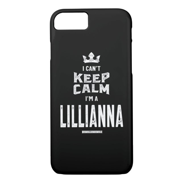 Funda De Case-Mate Para iPhone Lillianna Nombre Personalizado Regalo de Cumpleaño (Reverso)