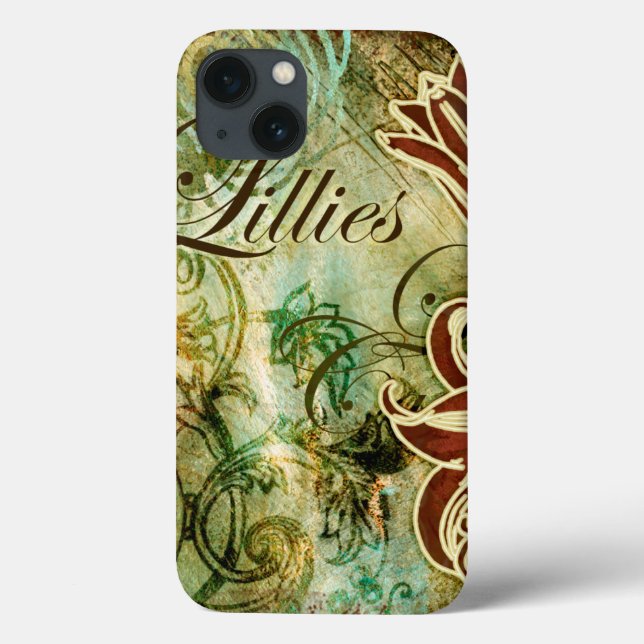 Funda De Case-Mate Para iPhone Lillies (Reverso)