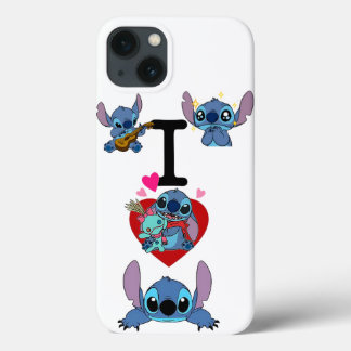 Funda Para iPhone 13 lilo y estuche de teléfono de costura