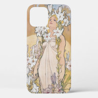 Lily (Cuatro Flores), Alphonse Mucha