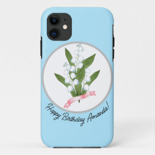 Funda Para iPhone 11 Lily del valle, retro