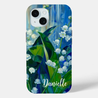 Funda Para iPhone 15 Lily of the Valley May Birth Flower iPhone Case
