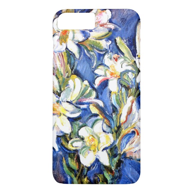 Funda De Case-Mate Para iPhone Lily, pintura floral (Reverso)