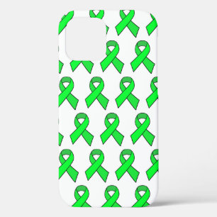 Funda Para iPhone 12 Lime Green Awareness Ribbon