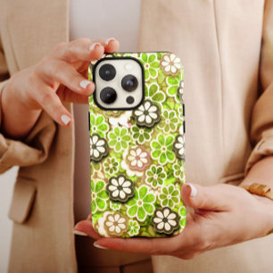 Funda Para iPhone 13 Pro Max Lime Green Hippie iPhone Hippie iPhone de los añ