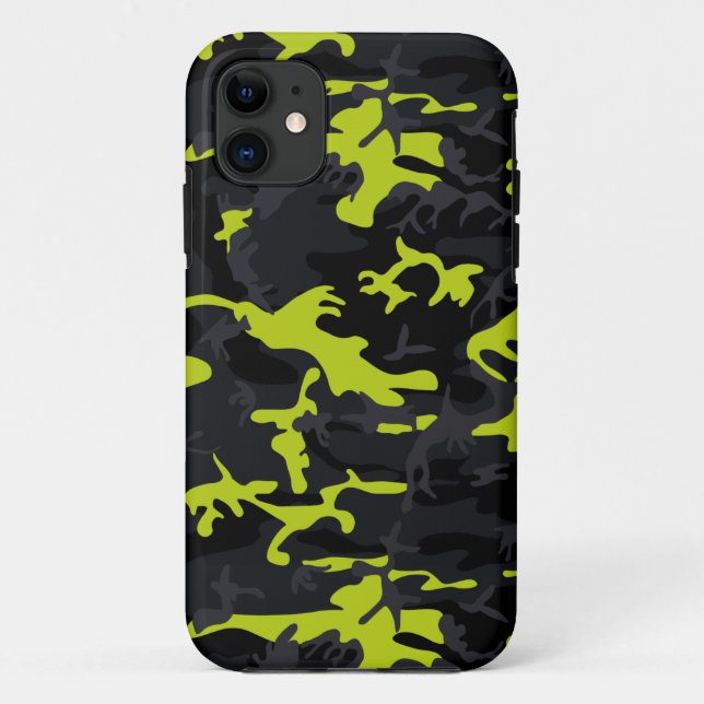 Funda De Case-Mate Para iPhone Lime Highlights Camo (Reverso)