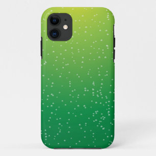 Funda Para iPhone 11 Lime Soda con pequeñas burbujas fondo arte