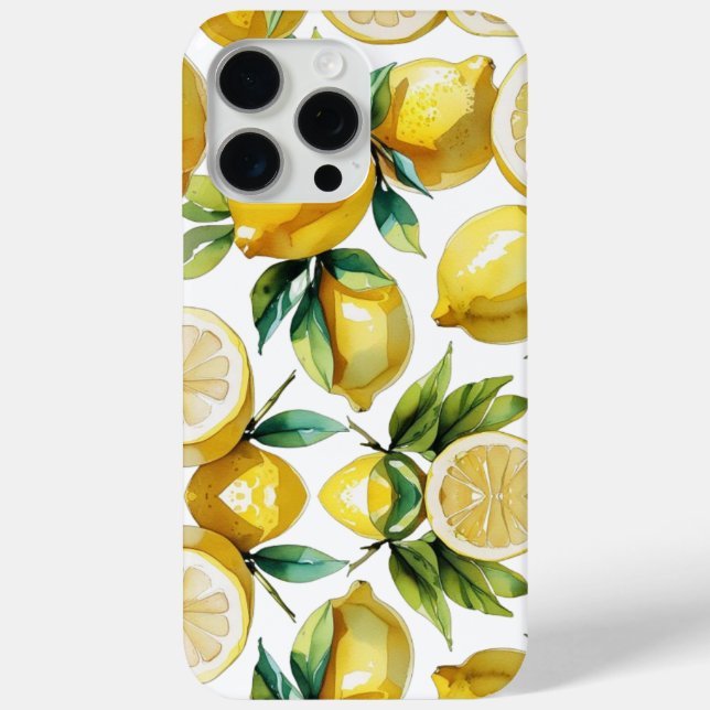 Funda De Case-Mate Para iPhone Limón (Reverso )