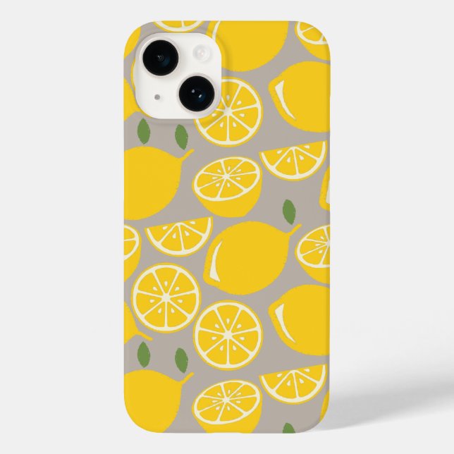 Funda De Case-Mate Para iPhone Limones (Reverso )
