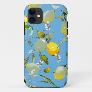 Funda Para iPhone 11 Limones acuarela 26
