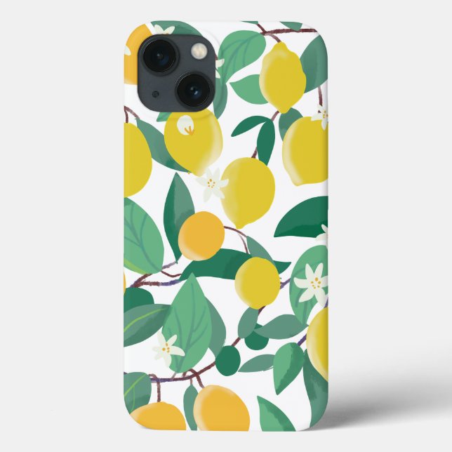Funda De Case-Mate Para iPhone limones sicilianos (Reverso)
